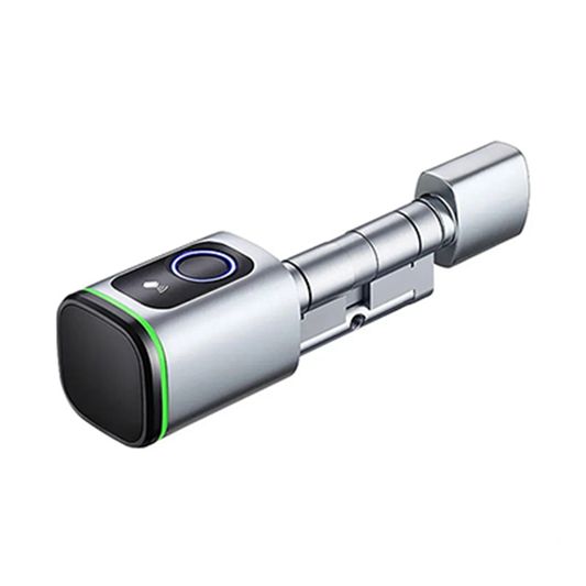 Smart Electronic Door Lock Cylinder – DIY Install, Fingerprint, App, IC Card & Key Unlock
