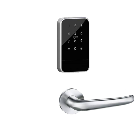 Tuya Smart Zigbee Keypad Door Lock with Handle for Office, Hotel, and Home Use
