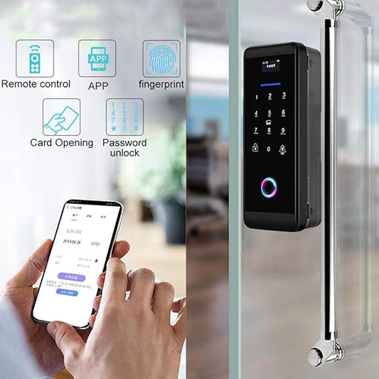 SHV Smart lock for glassdoor